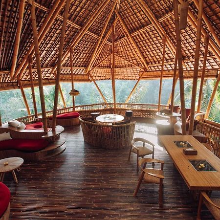 Temple House 3Bds Eco Bamboo House Pool River View Bringkit Eksteriør billede