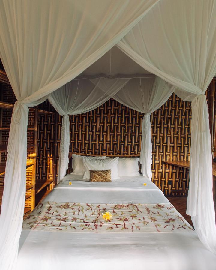 Temple House 3Bds Eco Bamboo House Pool River View Bringkit Eksteriør billede