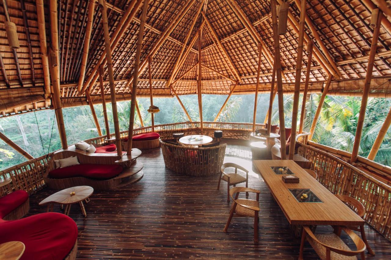 Temple House 3Bds Eco Bamboo House Pool River View Bringkit Eksteriør billede