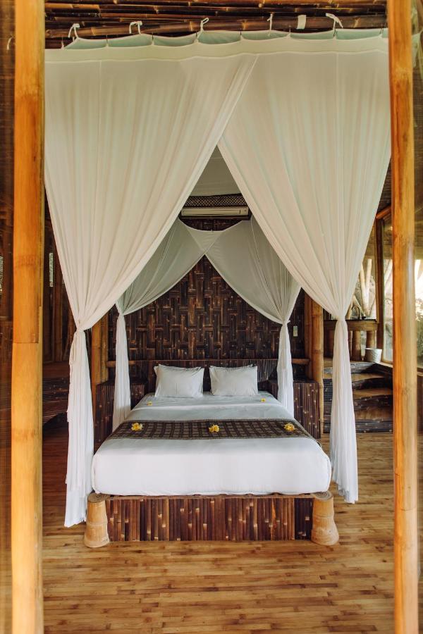 Temple House 3Bds Eco Bamboo House Pool River View Bringkit Eksteriør billede