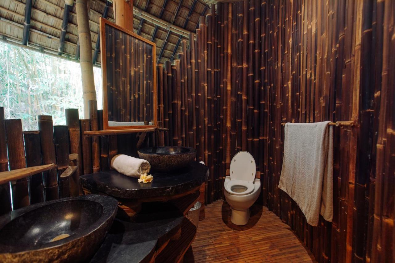 Temple House 3Bds Eco Bamboo House Pool River View Bringkit Eksteriør billede
