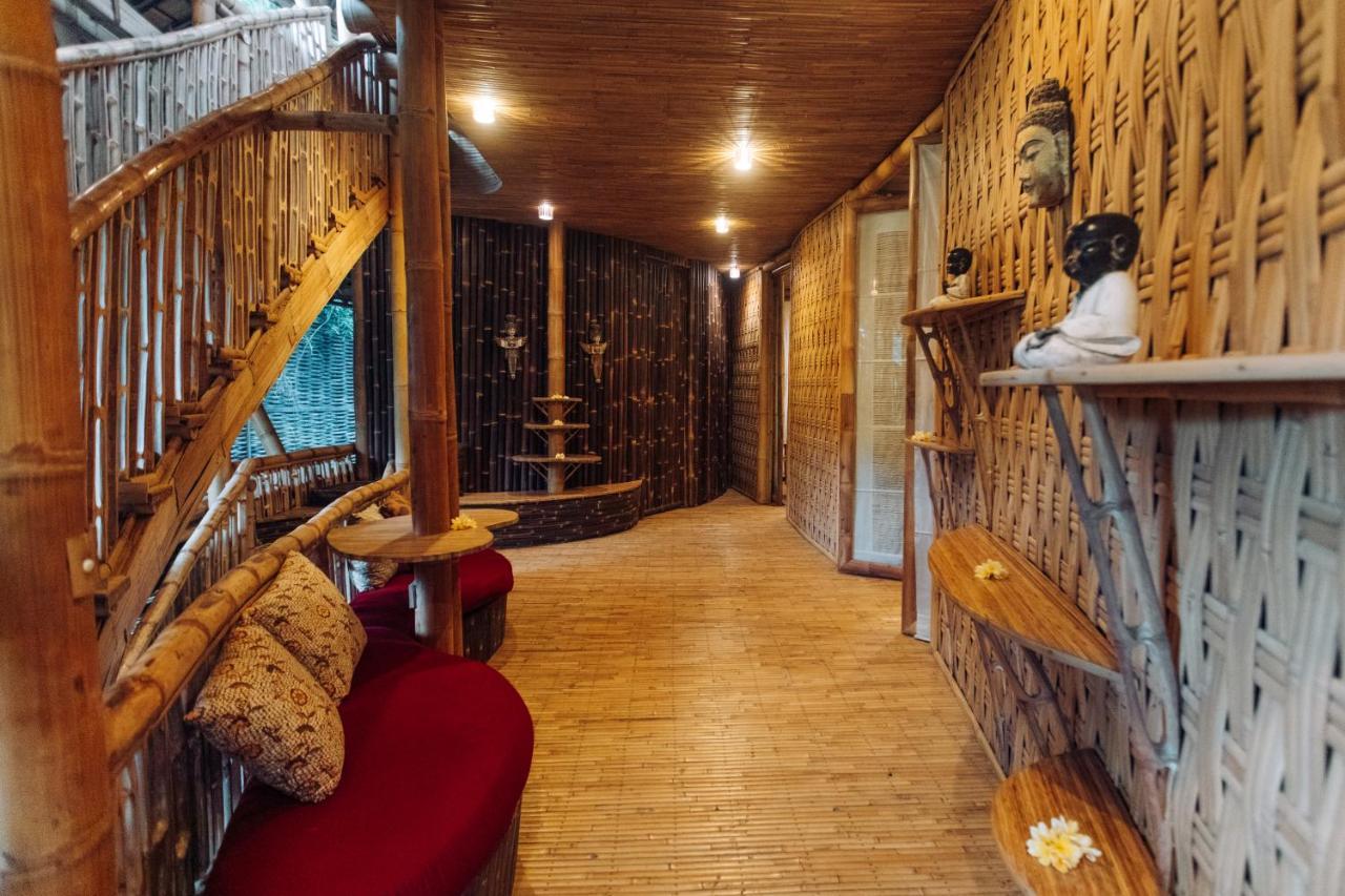 Temple House 3Bds Eco Bamboo House Pool River View Bringkit Eksteriør billede