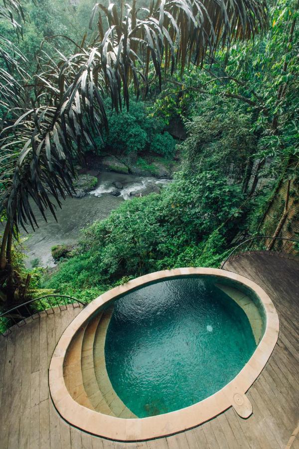 Temple House 3Bds Eco Bamboo House Pool River View Bringkit Eksteriør billede