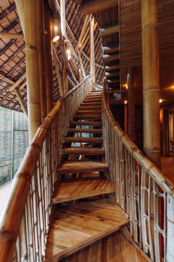 Temple House 3Bds Eco Bamboo House Pool River View Bringkit Eksteriør billede